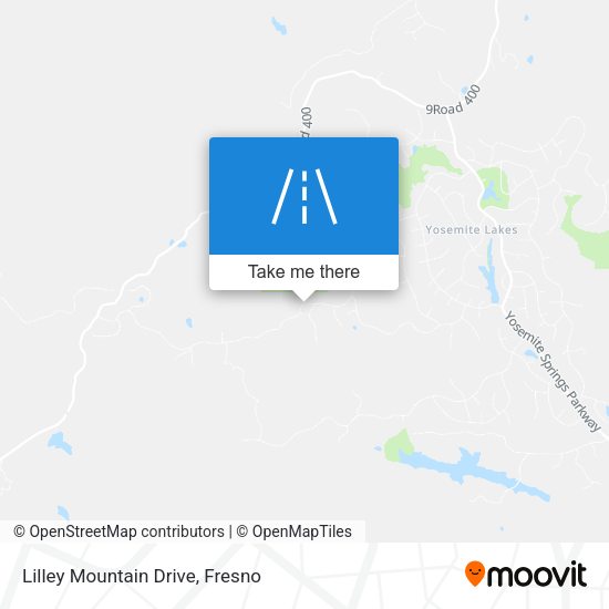 Lilley Mountain Drive map