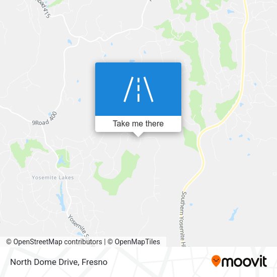 North Dome Drive map