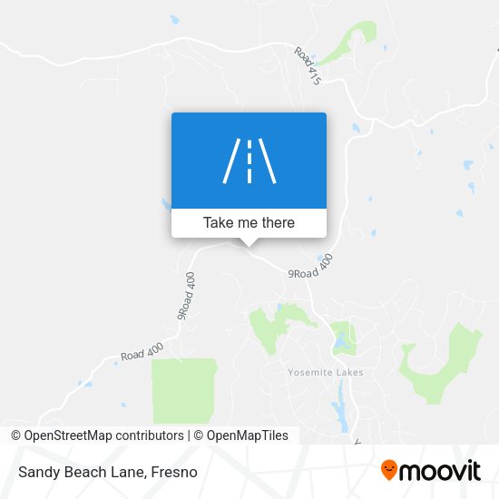 Mapa de Sandy Beach Lane