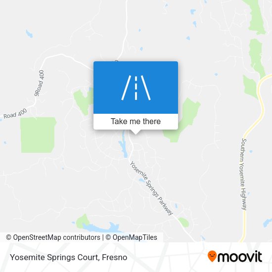 Yosemite Springs Court map