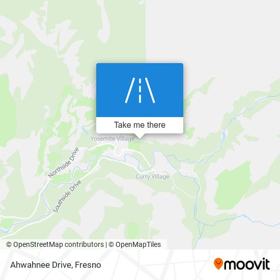 Ahwahnee Drive map