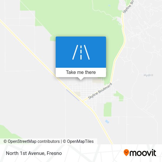 Mapa de North 1st Avenue