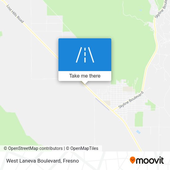 West Laneva Boulevard map