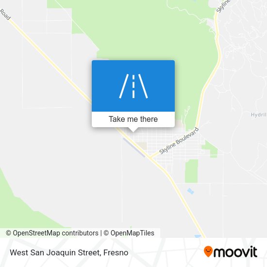 Mapa de West San Joaquin Street