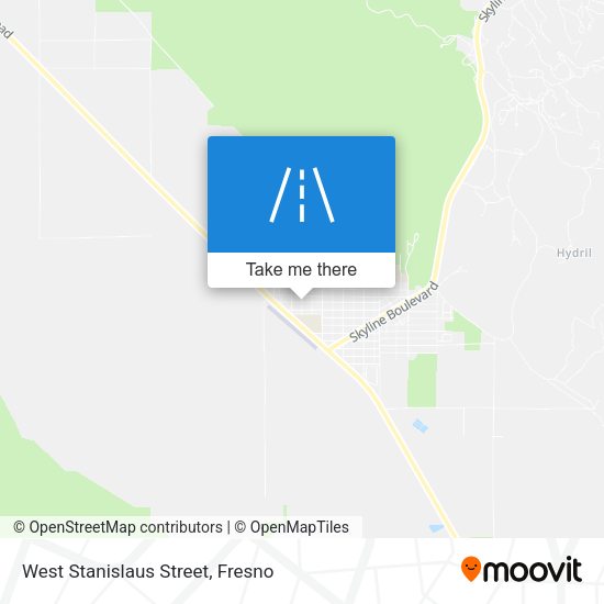 West Stanislaus Street map