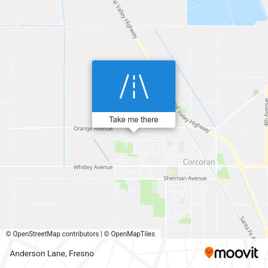 Mapa de Anderson Lane