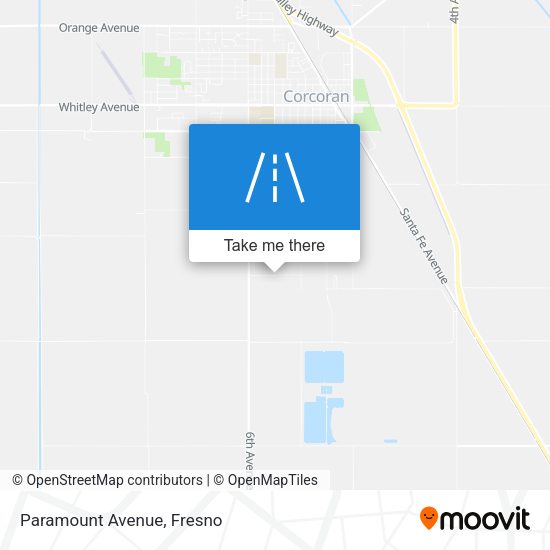Mapa de Paramount Avenue