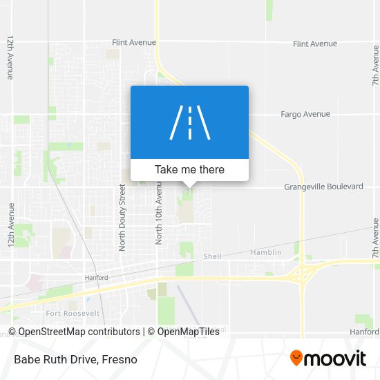 Babe Ruth Drive map