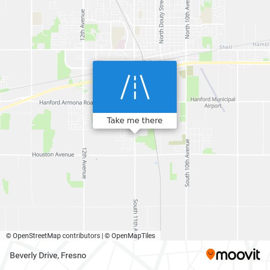 Beverly Drive map