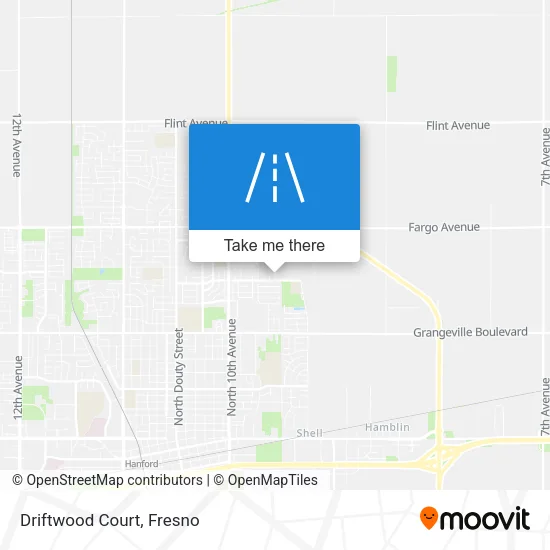 Driftwood Court map
