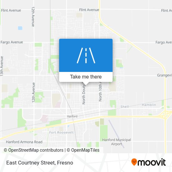 Mapa de East Courtney Street