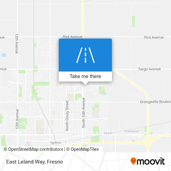 East Leland Way map