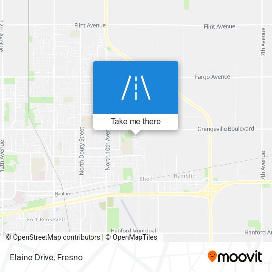 Mapa de Elaine Drive