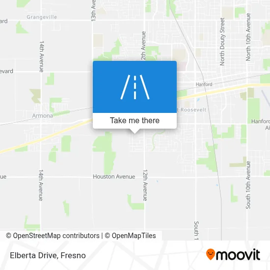 Elberta Drive map