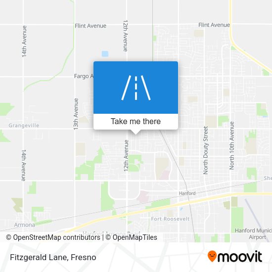 Fitzgerald Lane map