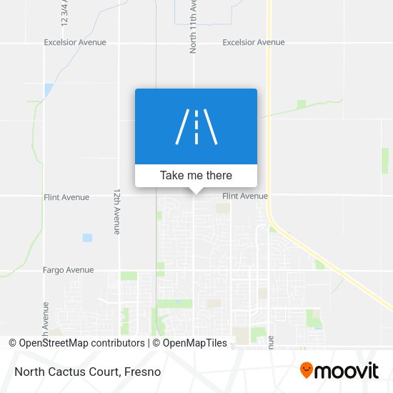 North Cactus Court map