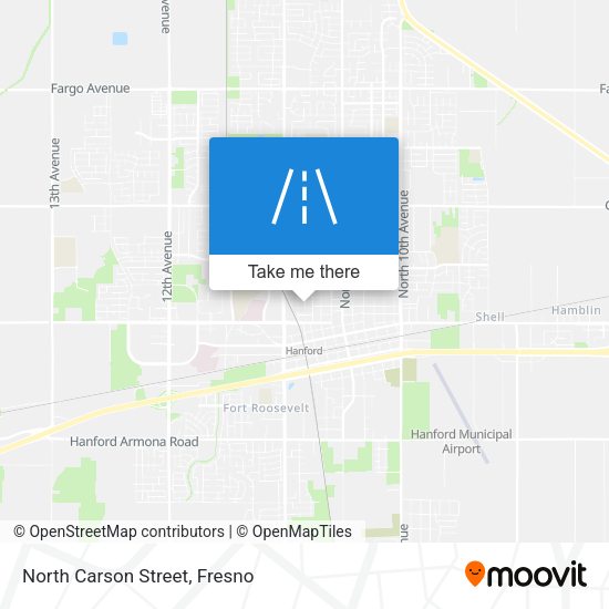 Mapa de North Carson Street
