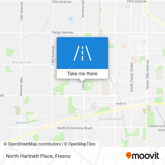 Mapa de North Hartnett Place