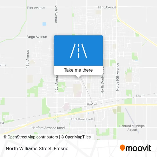 North Williams Street map