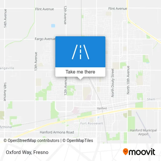 Oxford Way map