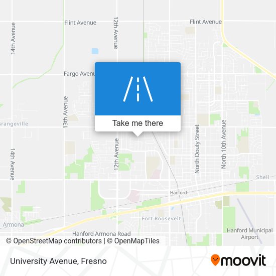 Mapa de University Avenue