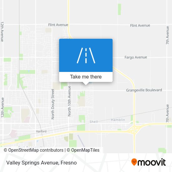 Mapa de Valley Springs Avenue