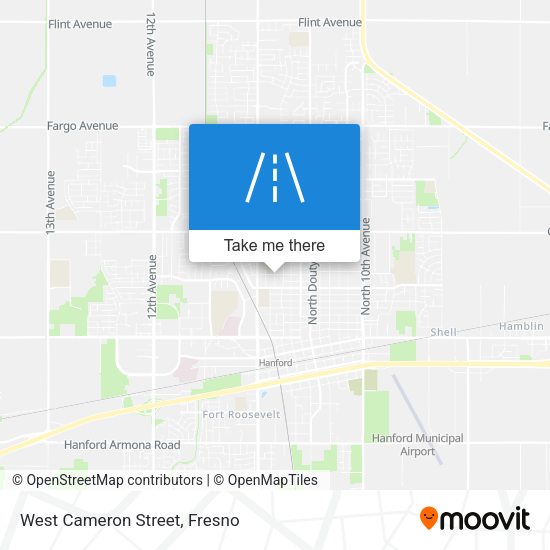 West Cameron Street map