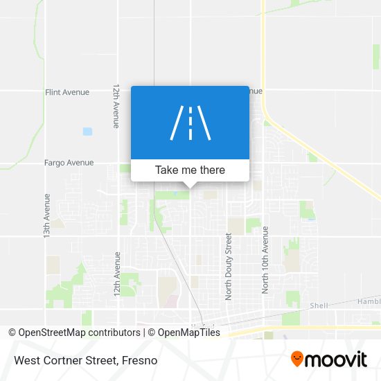 West Cortner Street map