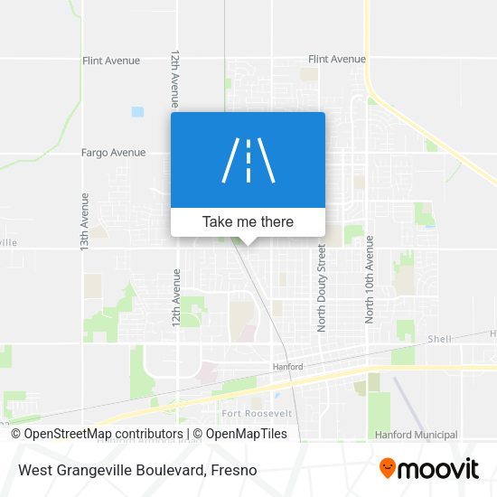 West Grangeville Boulevard map