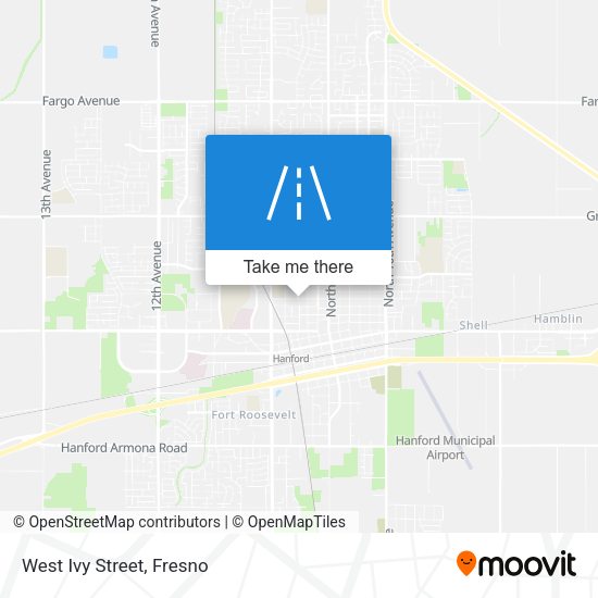 Mapa de West Ivy Street