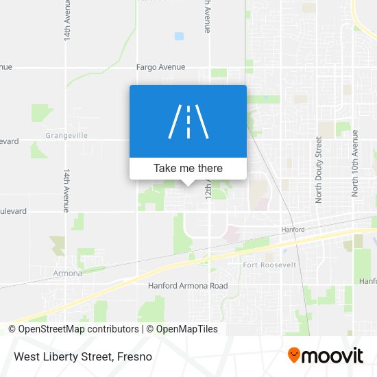 West Liberty Street map