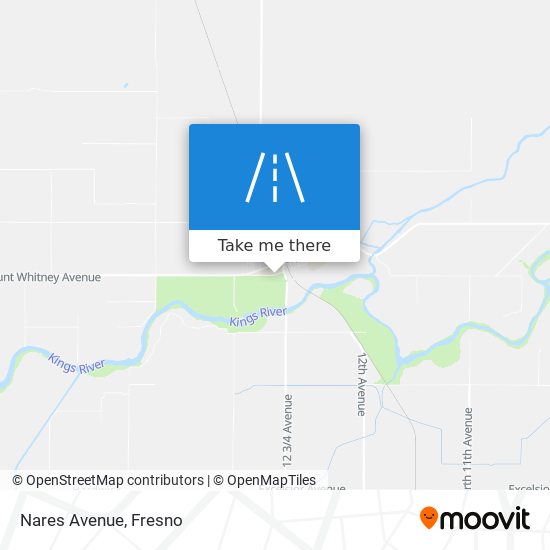 Nares Avenue map