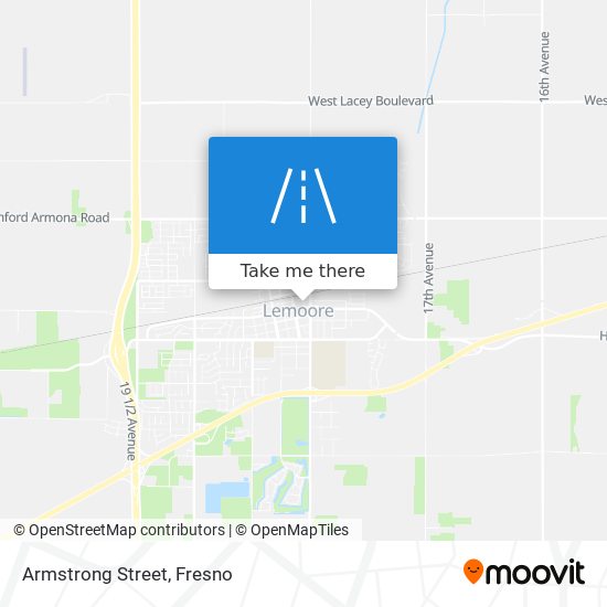 Armstrong Street map
