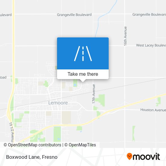 Mapa de Boxwood Lane