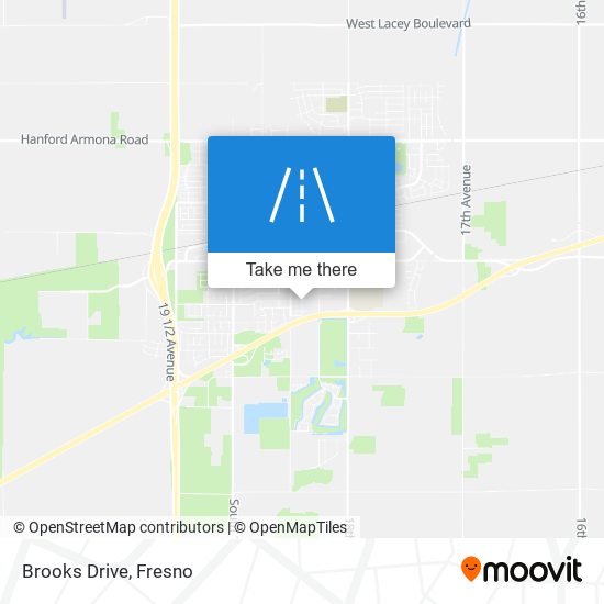 Brooks Drive map