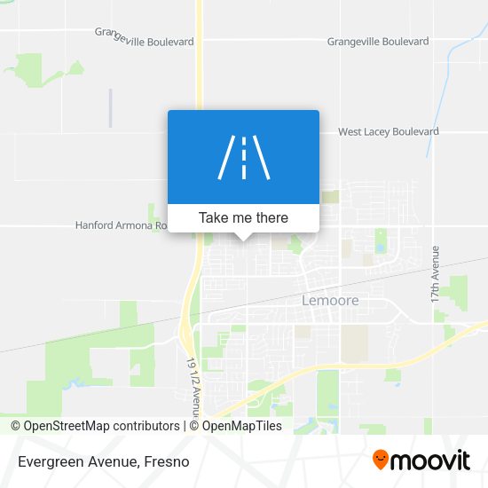 Mapa de Evergreen Avenue