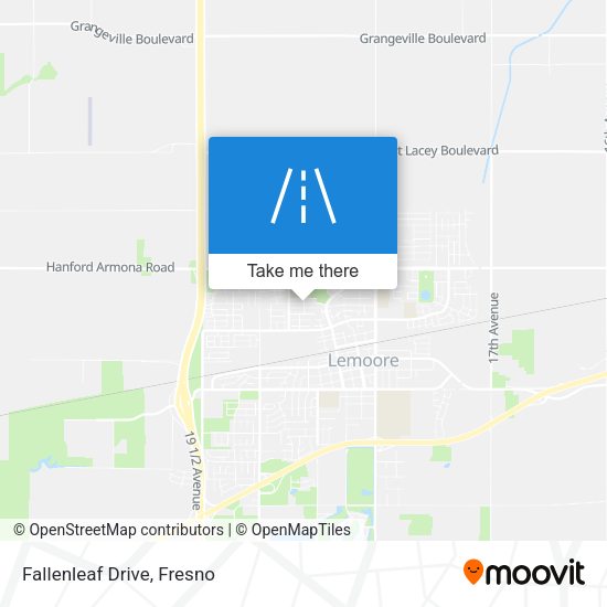 Fallenleaf Drive map