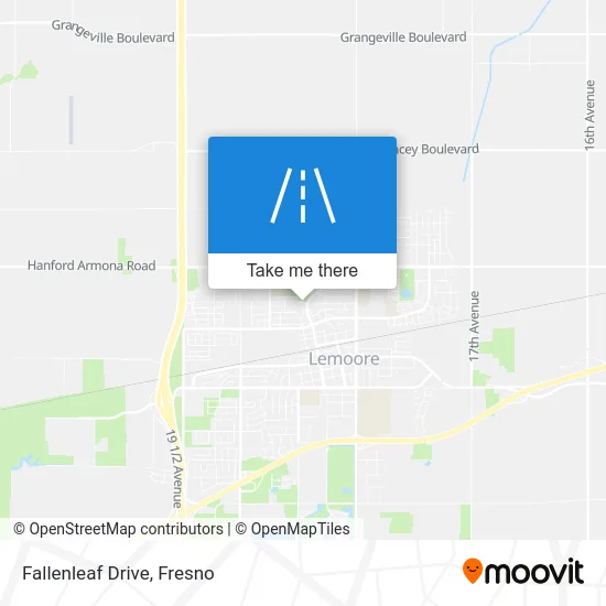 Fallenleaf Drive map