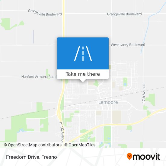 Freedom Drive map