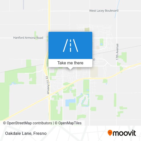 Mapa de Oakdale Lane