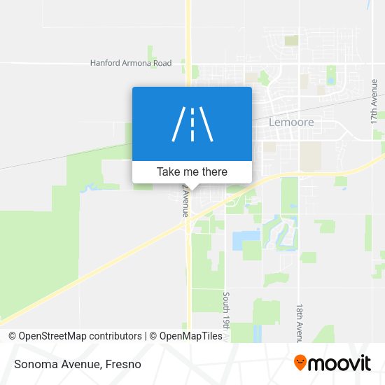 Mapa de Sonoma Avenue