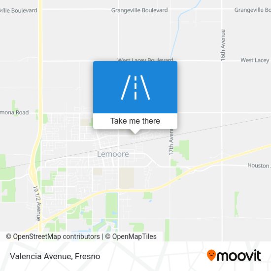 Valencia Avenue map