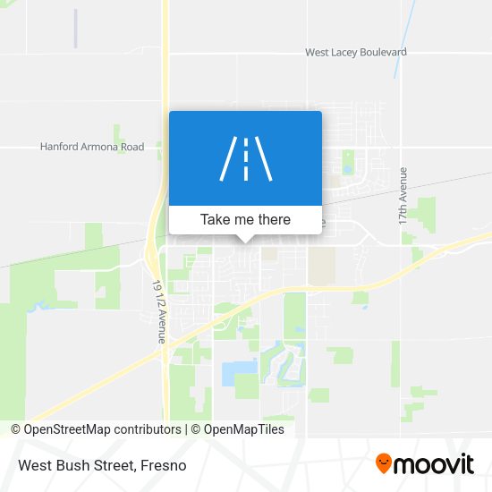 Mapa de West Bush Street