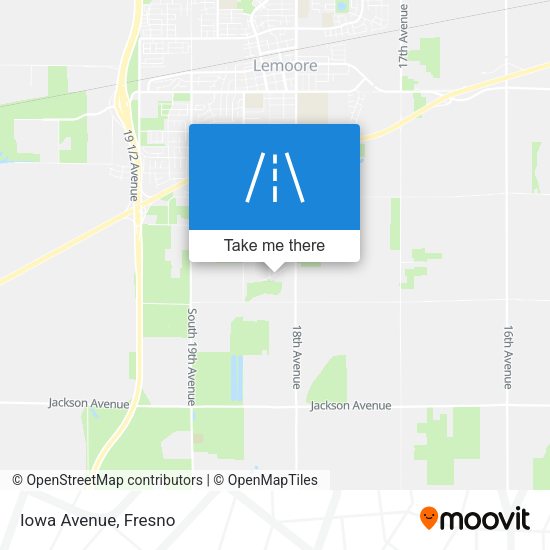 Iowa Avenue map