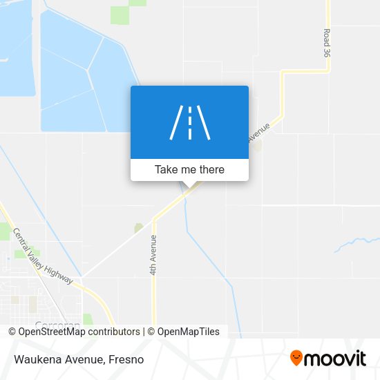 Mapa de Waukena Avenue