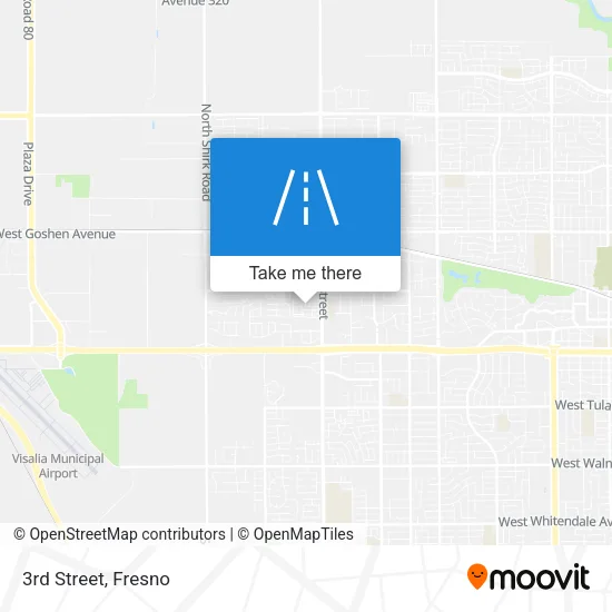 3rd Street map