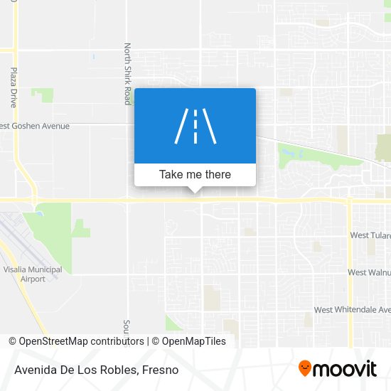 Mapa de Avenida De Los Robles