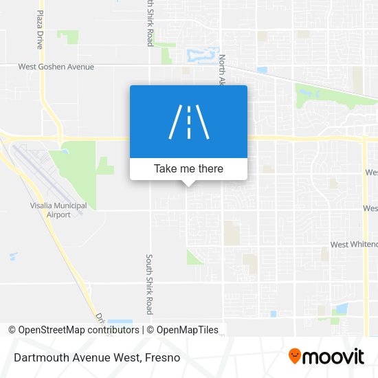 Mapa de Dartmouth Avenue West