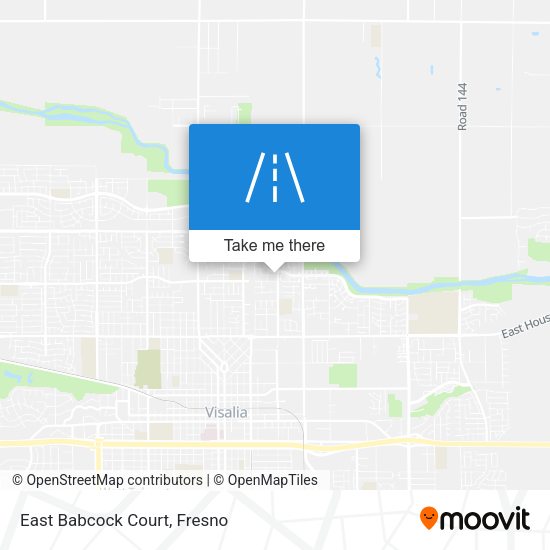East Babcock Court map