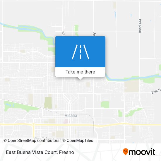 East Buena Vista Court map